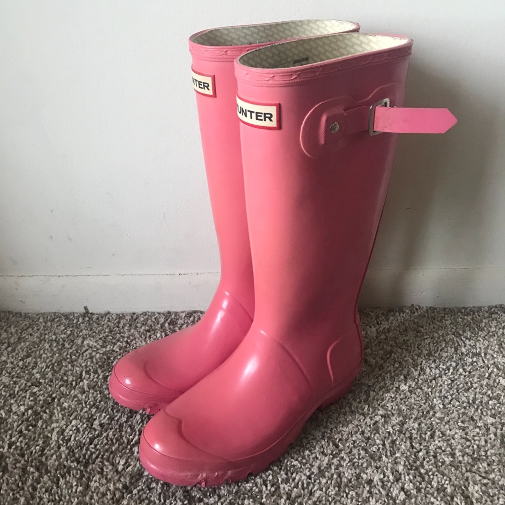 Hunter women Pink Woman’s size 6 Men’s Size 5 - Picture 3 of 8